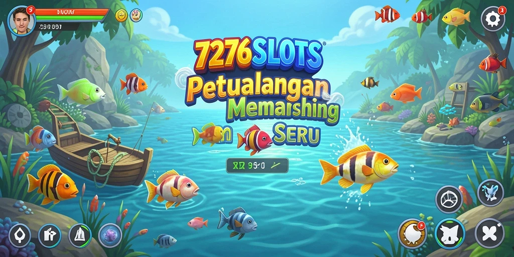 Tangkapan ikan yang spektakuler dalam gameplay 7276SLOTS.