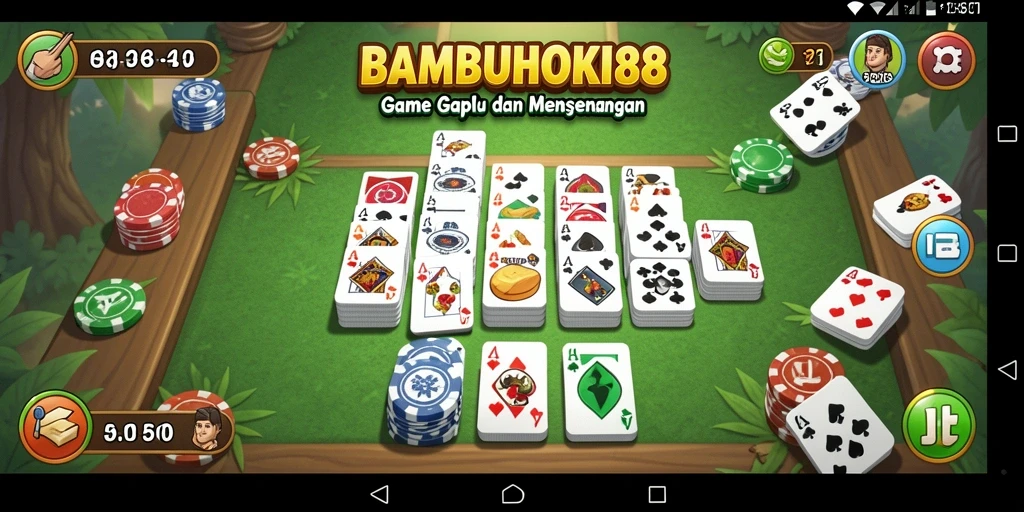 Tangkapan layar menunjukkan gameplay seru dari BAMBUHOKI88.