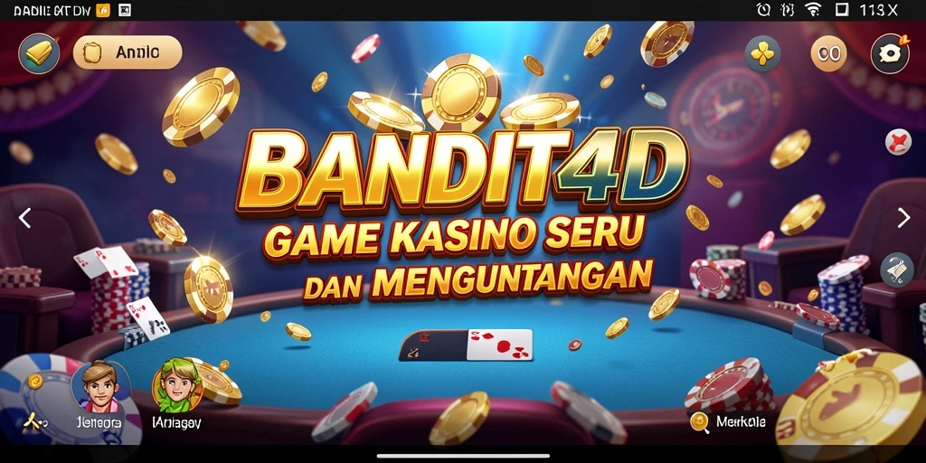 Tampilan menarik gameplay BANDIT4D di layar.