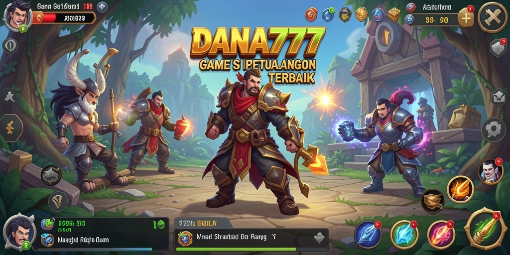 Tampilan gameplay DANA777 yang mendebarkan dan strategis.