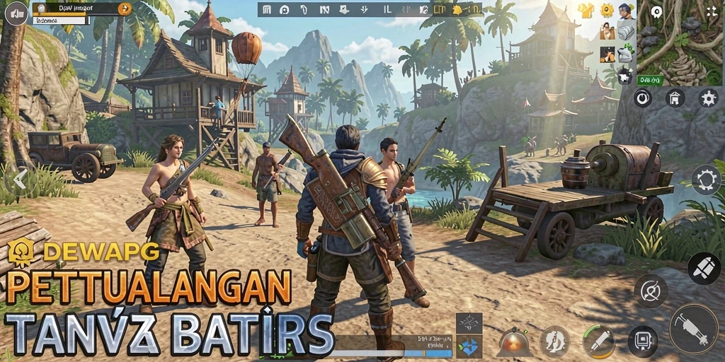 Tampilkan gameplay seru di dunia terbuka DEWAPG.
