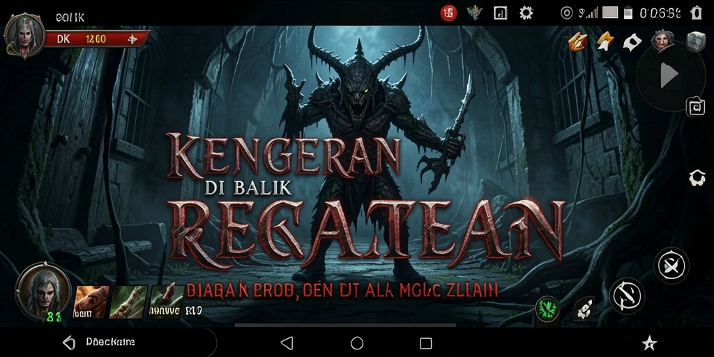 Screenshot DKK menampilkan momen menegangkan saat menjelajahi kegelapan.