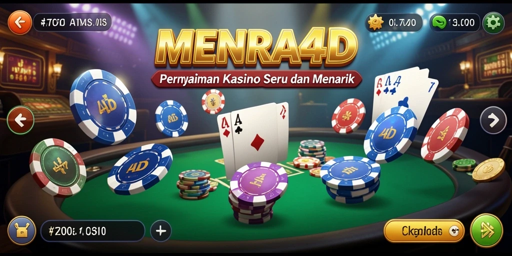 Tampilan permainan Kasino di MENARA4D yang menarik.