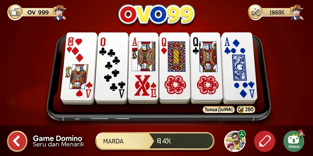 Tampilan gameplay Domino OVO99 yang menarik dan menantang.