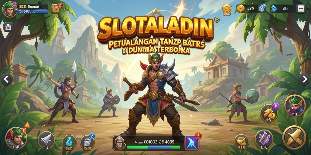 Gameplay menakjubkan dalam dunia terbuka SLOTALADIN
